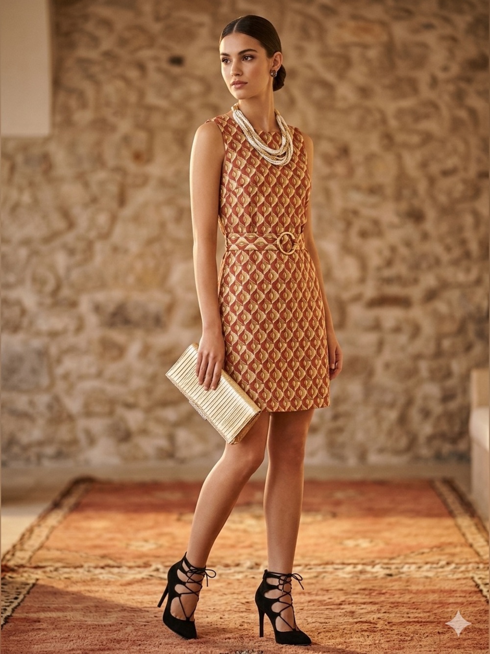 Riviera Mediterranean Look 4 • H&M Dress Bundle Set Size 4 Shoes 5.5